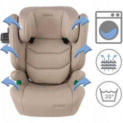 Kidwell fotelik samochodowy tendo 100-150 cm isofix i-size