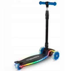Kidwell hulajnoga led lumo balansowa świecące koła 3+ do 50kg składana