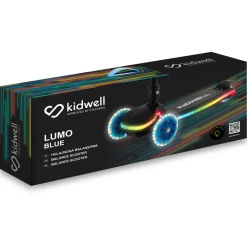 Kidwell hulajnoga led lumo balansowa świecące koła 3+ do 50kg składana