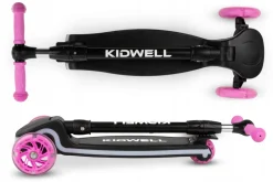 Kidwell hulajnoga led lumo balansowa świecące koła 3+ do 50kg składana
