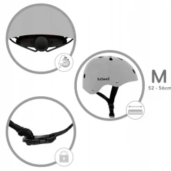 KIDWELL kask ochronny dziecięcy regulowany 52-56cm