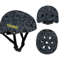 Kidwell kask ochronny dziecięcy regulowany 52-56cm na rower hulajnogę
