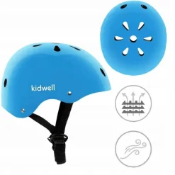 Kidwell kask ochronny dziecięcy regulowany 52-56cm na rower hulajnogę