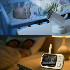 Kidwell niania elektroniczna willi z kamerą na żywo tryb nocny 4x zoom