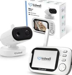 Kidwell niania elektroniczna willi z kamerą na żywo tryb nocny 4x zoom