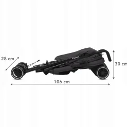 Kidwell wózek spacerowy spacerówka parasolka nelli graphite