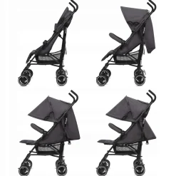 Kidwell wózek spacerowy spacerówka parasolka nelli graphite