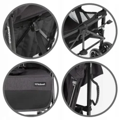Kidwell wózek spacerowy spacerówka parasolka nelli graphite