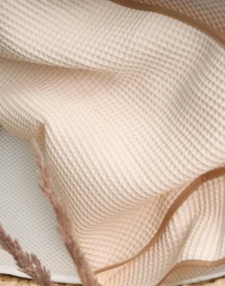 Kocyk dla niemowląt wafel bawełna 100% do wózka gondoli kołyski 78x100 Babymam