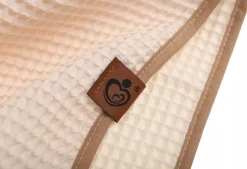 Kocyk dla niemowląt wafel bawełna 100% do wózka gondoli kołyski 78x100 Babymam
