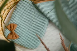Kocyk dla niemowląt wafel bawełna 100% do wózka gondoli kołyski Babymam