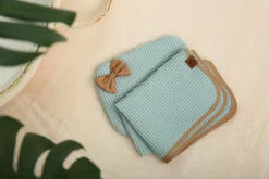 Kocyk dla niemowląt wafel bawełna 100% do wózka gondoli kołyski Babymam