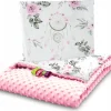 Kocyk minky 75x100 kołderka + poduszka Babymam