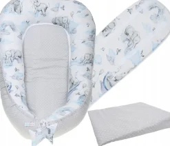Kokon niemowlęcy z poduszką klin gniazdo Babymam