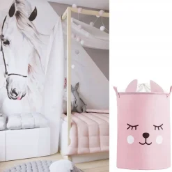 KOSZ NA ZABAWKI ZAMYKANY POJEMNIK ORGANIZER MIŚ PREMIUM XL 43l