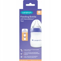 Lansinoh butelka do karmienia 160ml + smoczek wolny przepływ