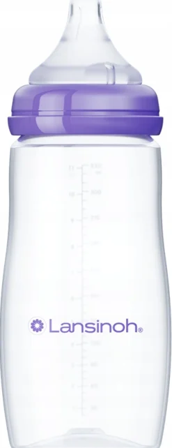 Lansinoh butelka do karmienia 330ml + smoczek szybki przepływ