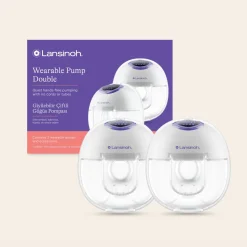 Lansinoh laktator podwójny bezprzewodowy muszlowy hands free