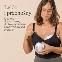 Lansinoh laktator podwójny bezprzewodowy muszlowy hands free