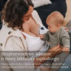 Lansinoh laktator podwójny bezprzewodowy muszlowy hands free