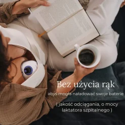 Lansinoh laktator podwójny bezprzewodowy muszlowy hands free
