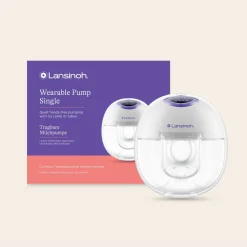 Lansinoh laktator pojedyńczy bezprzewodowy muszlowy hands free