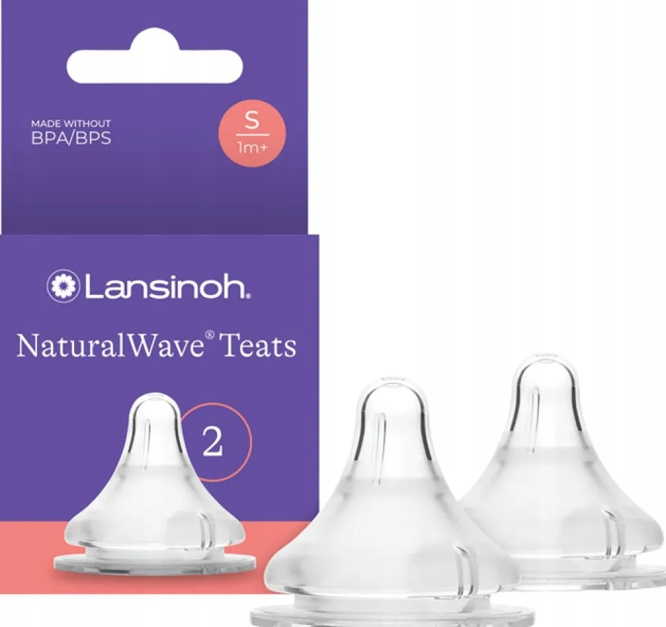Lansinoh smoczki naturalwave wolny przepływ 2szt