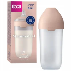 LOVI butelka do karmienia mammafeel 330ml ze smoczkiem dynamicznym 6m+