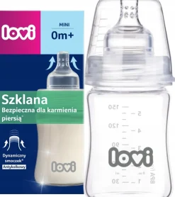 Lovi butelka do karmienia szklana dla niemowląt 150ml 0m+