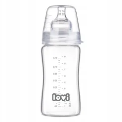 Lovi butelka do karmienia szklana dla niemowląt 250ml 3m+