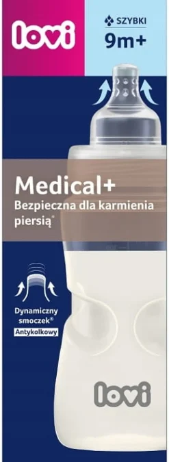 LOVI BUTELKA MEDICAL+ 330ML + SMOCZEK SUPERVENT 9+