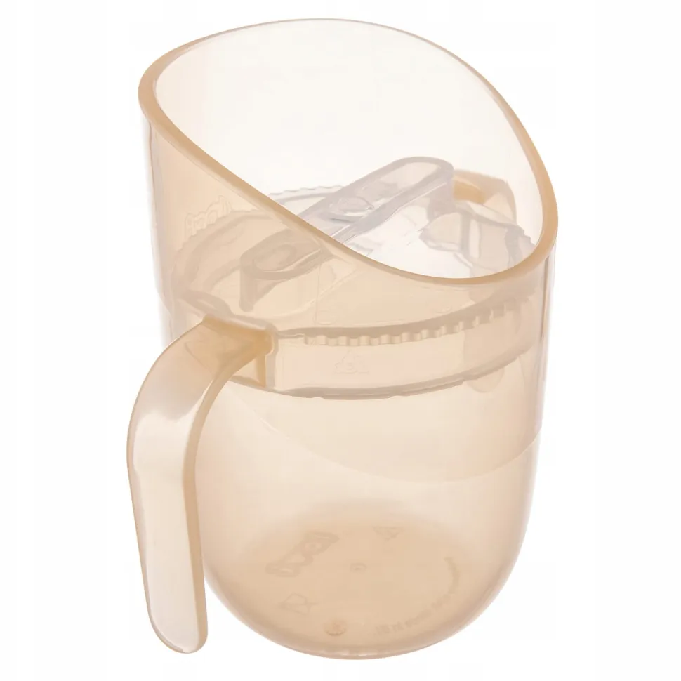 Lovi kubek treningowy genius 150ml z uchwytami 6m+ nude