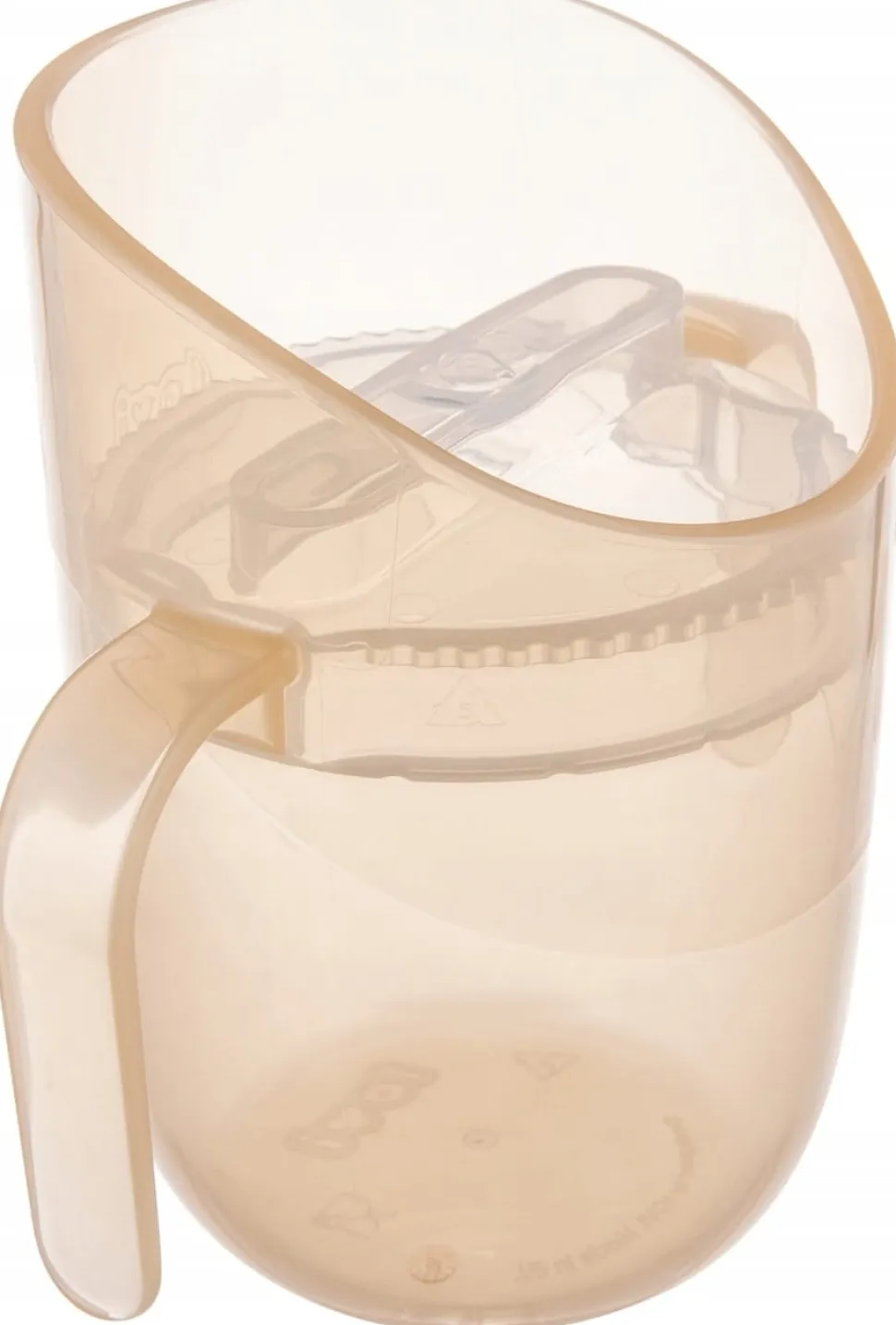 Lovi kubek treningowy genius 150ml z uchwytami 6m+ nude