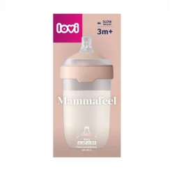 LOVI MAMMAFEEL butelka do karmienia 250ml ze smoczkiem dynamicznym 3m+