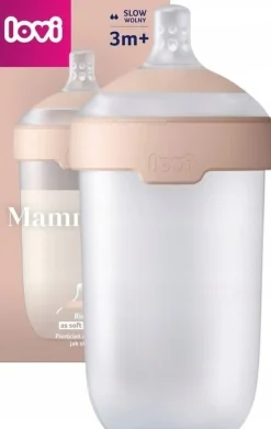 LOVI MAMMAFEEL butelka do karmienia 250ml ze smoczkiem dynamicznym 3m+