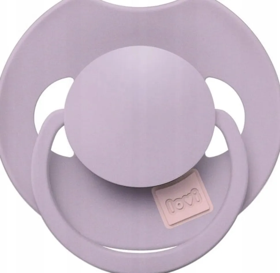 Lovi prime smoczek silikonowy dynamiczny 0-6m 1szt violet + etui
