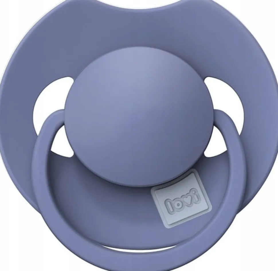 Lovi prime smoczek silikonowy dynamiczny 0-6m 1szt blue + etui