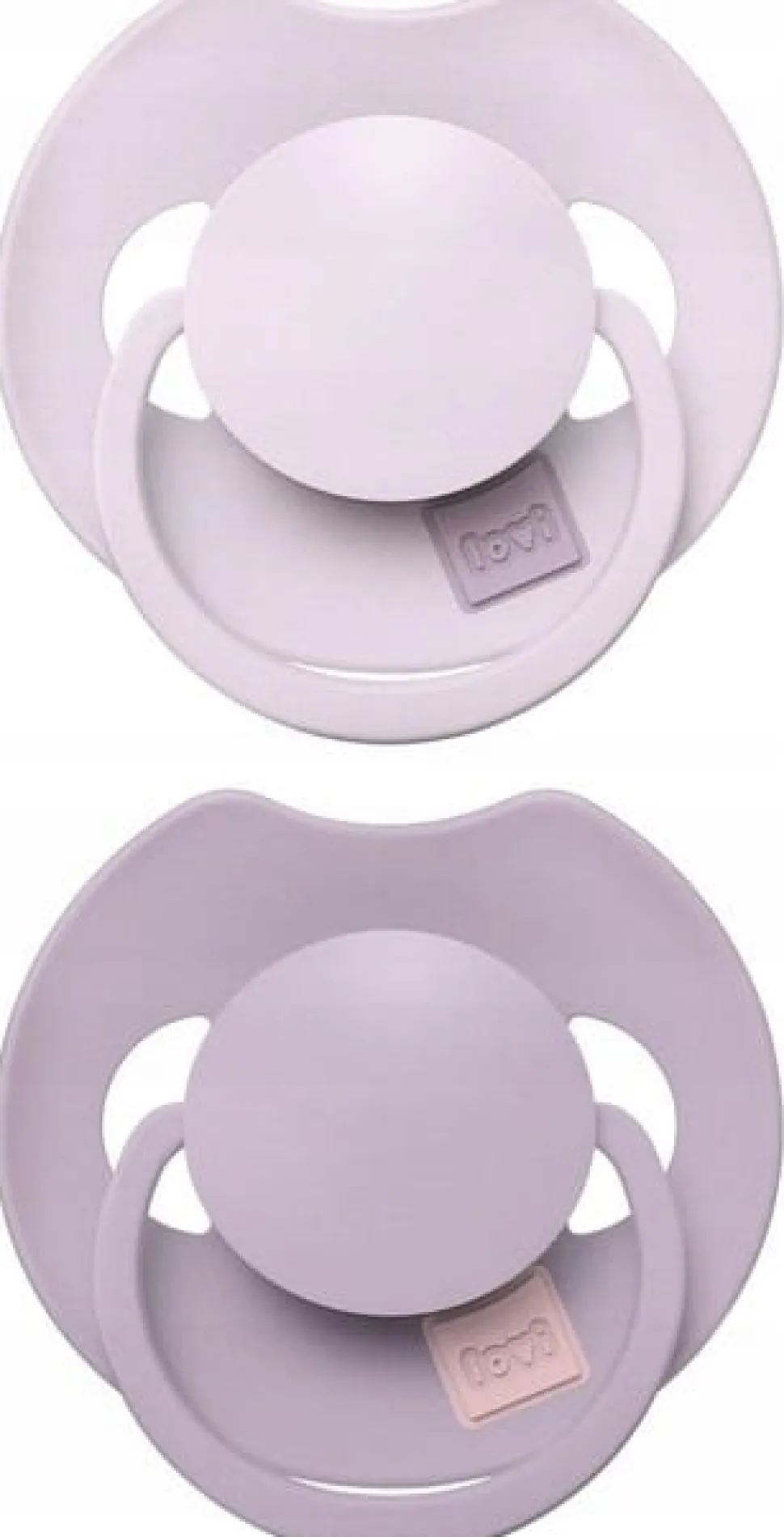 Lovi prime smoczek silikonowy dynamiczny 18m+ 2szt lilac/violet+etui