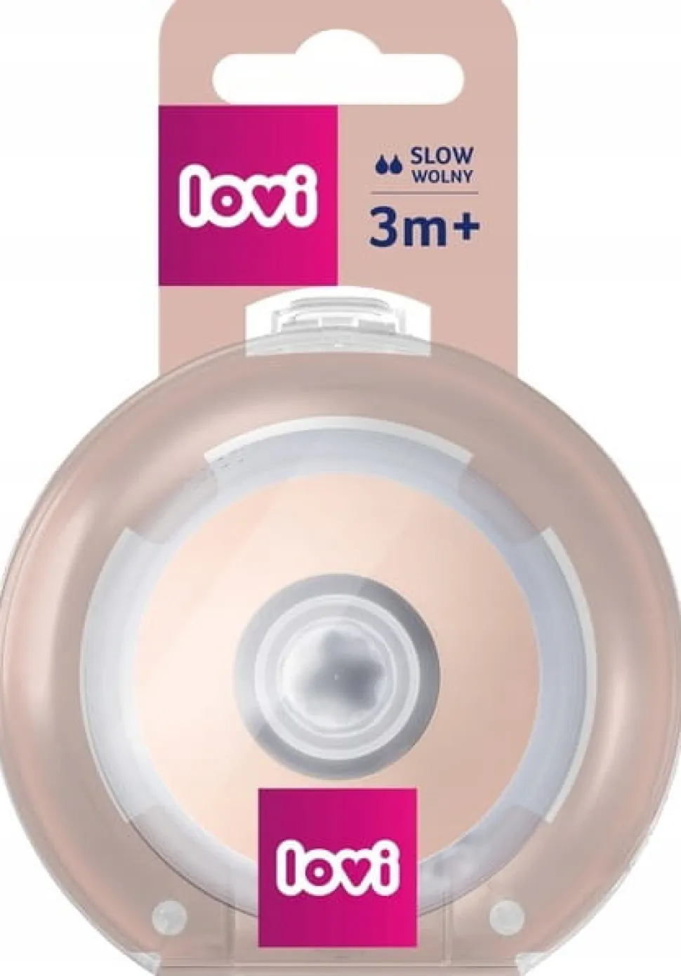 LOVI smoczek dynamiczny do karmienia mammafeel + etui 3m+ wolny 1szt