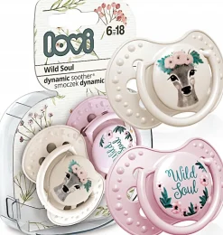 LOVI SMOCZEK DYNAMICZNY ORTODONTYCZNY 2 SZT 6-18 m