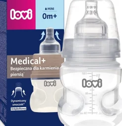 Lovi zestaw 2 butelek medical+ 2x 150ml 0m+ smoczek supervent
