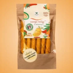Naturalnie zdrowi przekąska owocowe rollsy mango witamina C 50g