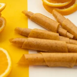 Naturalnie zdrowi przekąska owocowe rollsy pomarańczowe z witaminą c i cynkiem 50g dla dzieci