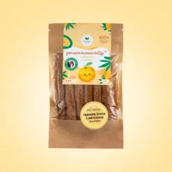 Naturalnie zdrowi przekąska owocowe rollsy pomarańczowe z witaminą c i cynkiem 50g dla dzieci