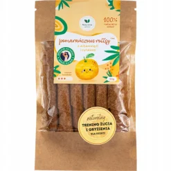 Naturalnie zdrowi przekąska owocowe rollsy pomarańczowe z witaminą c i cynkiem 50g dla dzieci