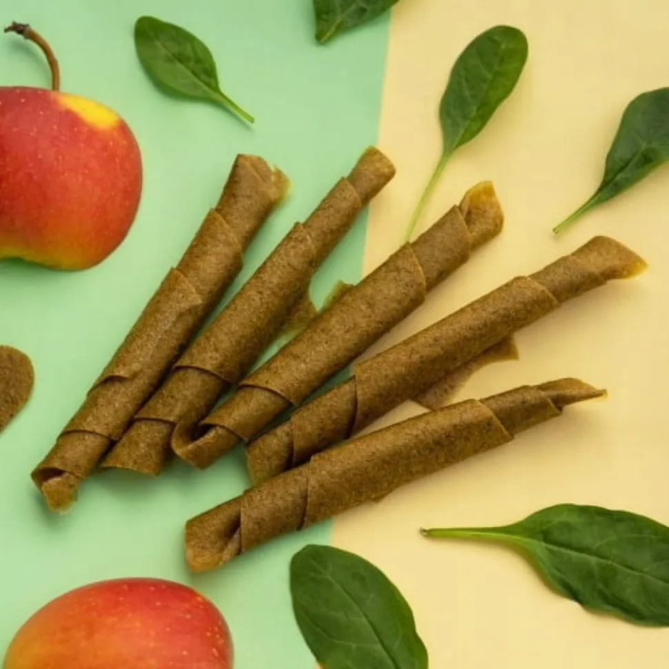 Naturalnie zdrowi przekąska szpinakowe rollsy z witaminą C 50g