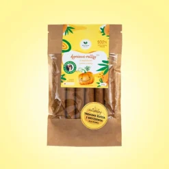 Naturalnie zdrowi przekąska warzywna rollsy dyniowe z jagodami camu 50g