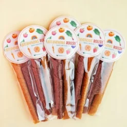 Naturalnie zdrowi witaminowe rollsy twiksy truskawka i marchewka 15g przekąska dla dzieci