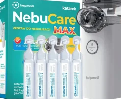 Nebucare inhalator nebulizator + sól Katarek