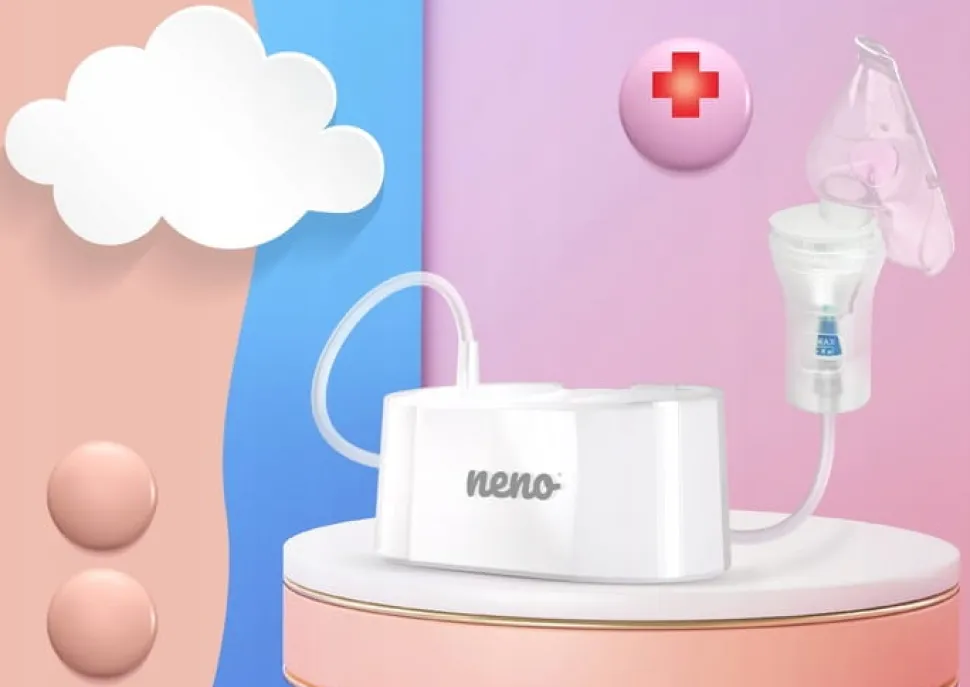Neno inhalator nebulizator kompresowy + 2 maski sano zestaw